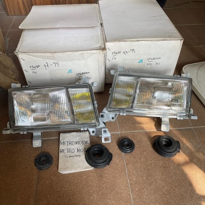 Headlamp toyota kijang kapsul 1997-1999 foglamp lampu kabut depan head
