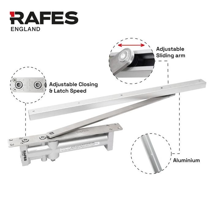 ready  RAFES DOOR CLOSER TANAM/CONCEALED DOOR CLOSER RAFES - DC 5836 murah