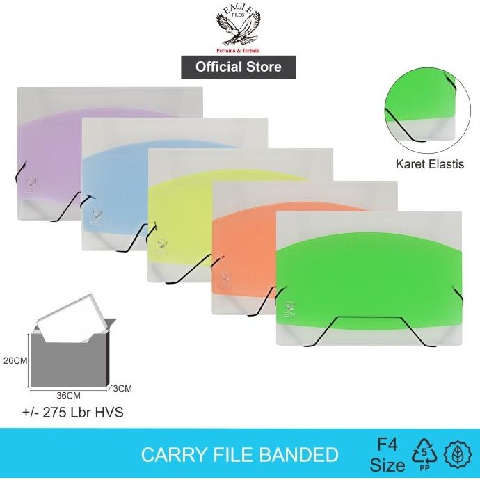 

tersedia eagle files banded carry two tone map plastik e 315 + bubble wrap