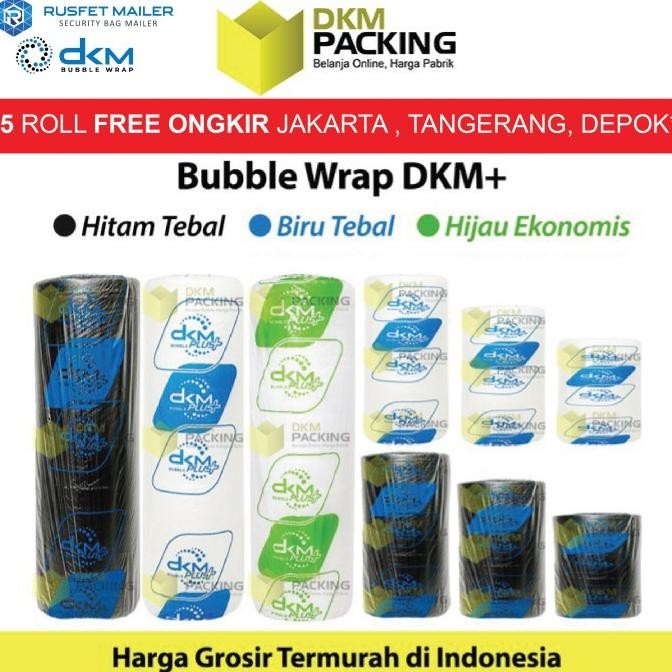

tersedia plastik bubble wrap 50 meter bubblewrap dkm plus termurah / roll