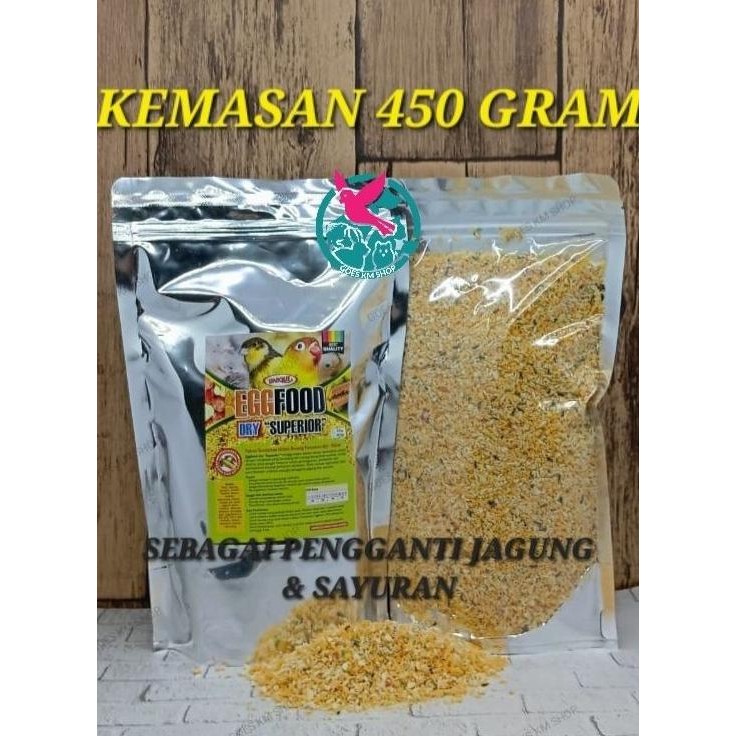 

EGGFOOD DRY DAILY SUPERIOR 450 GR murah