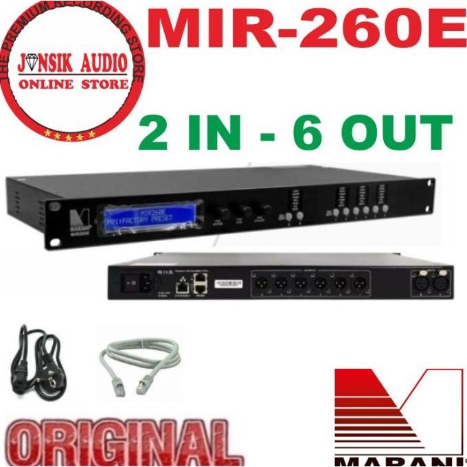 Terlaris Dlms Marani Mir-260E 2-In 6-Out Speaker Management Dlms Marani Mir260E
