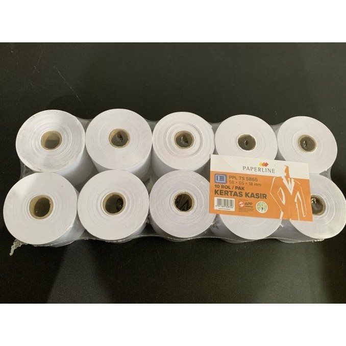 

Kertas struk / kertas kasir Paperline HVS Telstruk 1 ply isi 10 roll murah