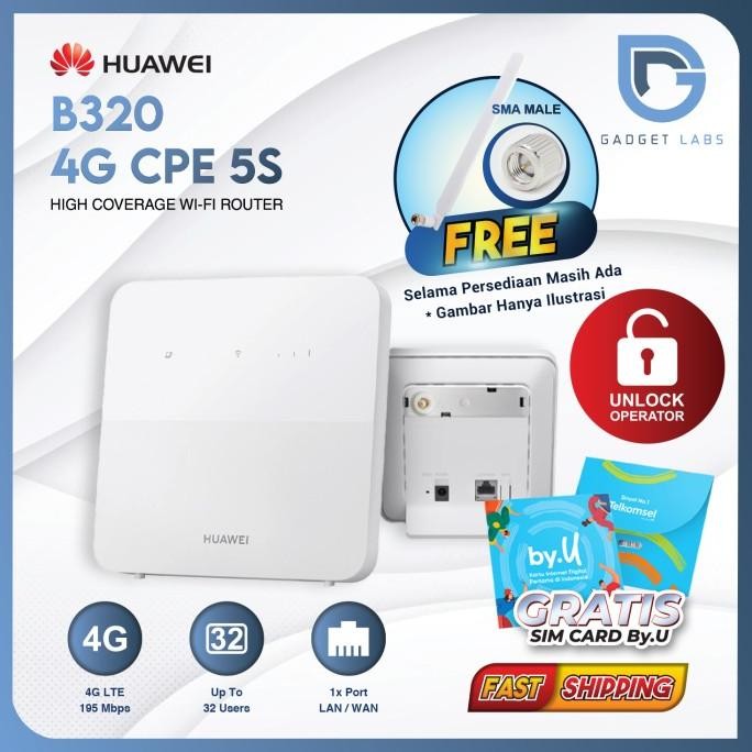 Huawei B320 Penganti B312 Modem Router Wifi Unlock All Operator