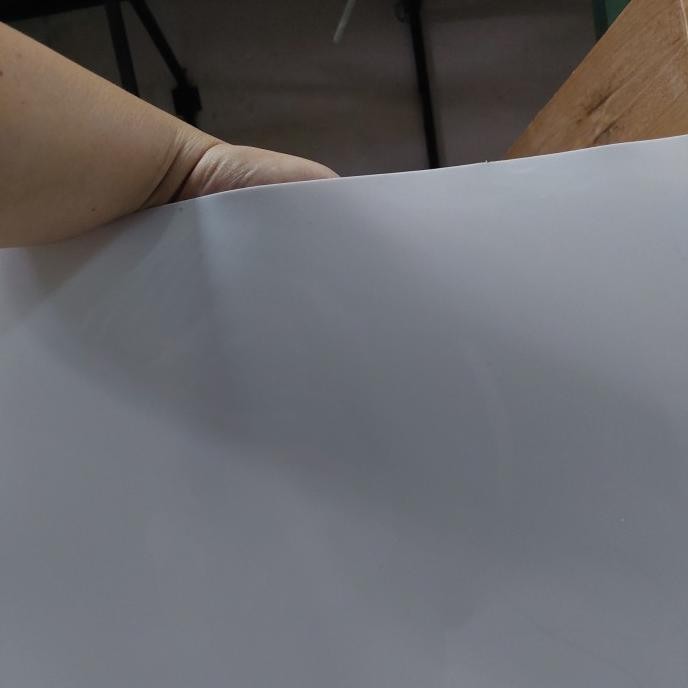 ready  Fiber Pagar Polos Putih Susu Per Meter murah