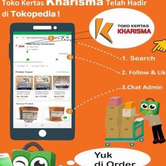

Hvs putih A4 70 gr , merk Mirage ( box )Khusus Grab / Gojek murah