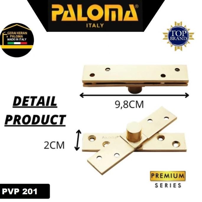 Paloma Pvp 201 Pivot Hinge Engsel Putar Jendela Gold Pb Siap Kirim