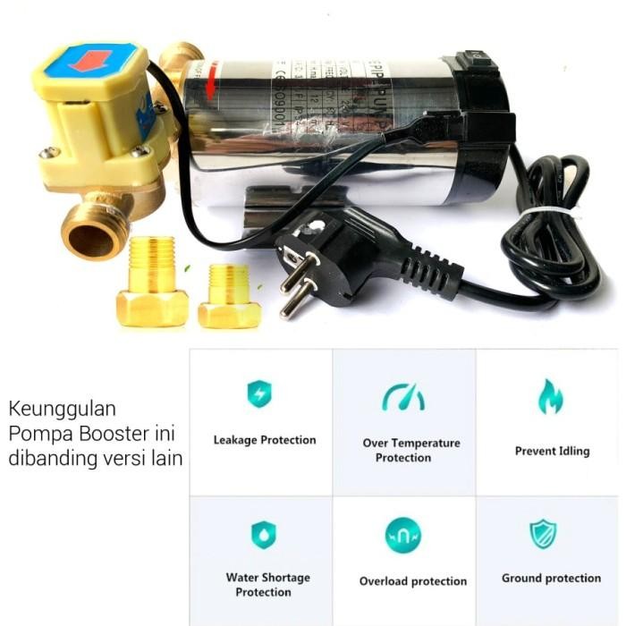 Pompa Booster Otomatis Daya Ac 220V 90W Pompa Pendorong Otomatis