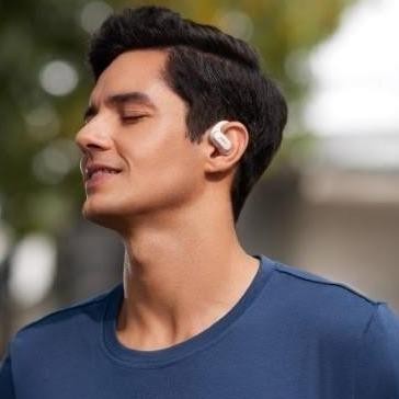 Promo Shokz Openfit Air T511 Wireless Earphone Bluetooth Open Ear Earbuds Erphone Bloetooth - Headse