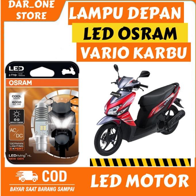 New Lampu Depan Led Motor Honda Vario 110 Karbu Osram
