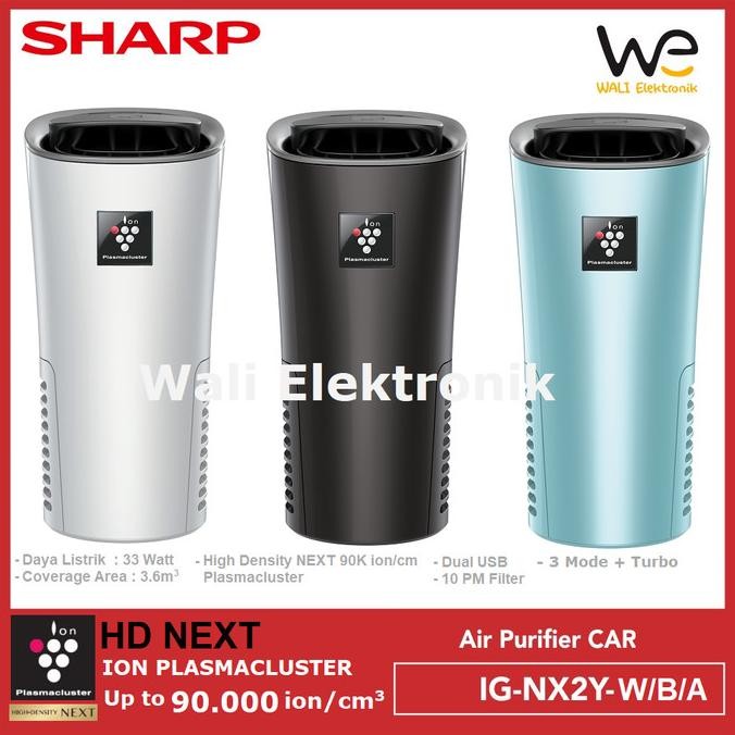 ready SHARP Air Purifier IG-NX2Y-A/B/W / AIR PURIFIER SHARP MOBIL IG NX2Y