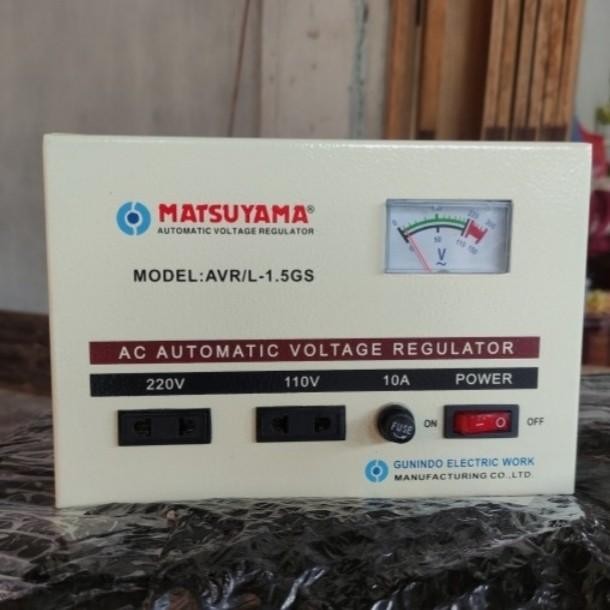 Stabilizer Listrik Stavolt Voltage Regulator Matsuyama 1500 Volt Original Dan Terpercaya