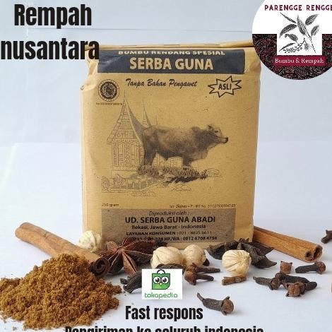 

Rempah nusantara / bumbu rendang spesial serba guna 500gram /instan LAT
