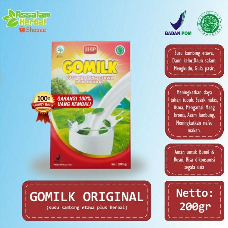 

Gomilk Susu Kambing Etawa Plus Herbal