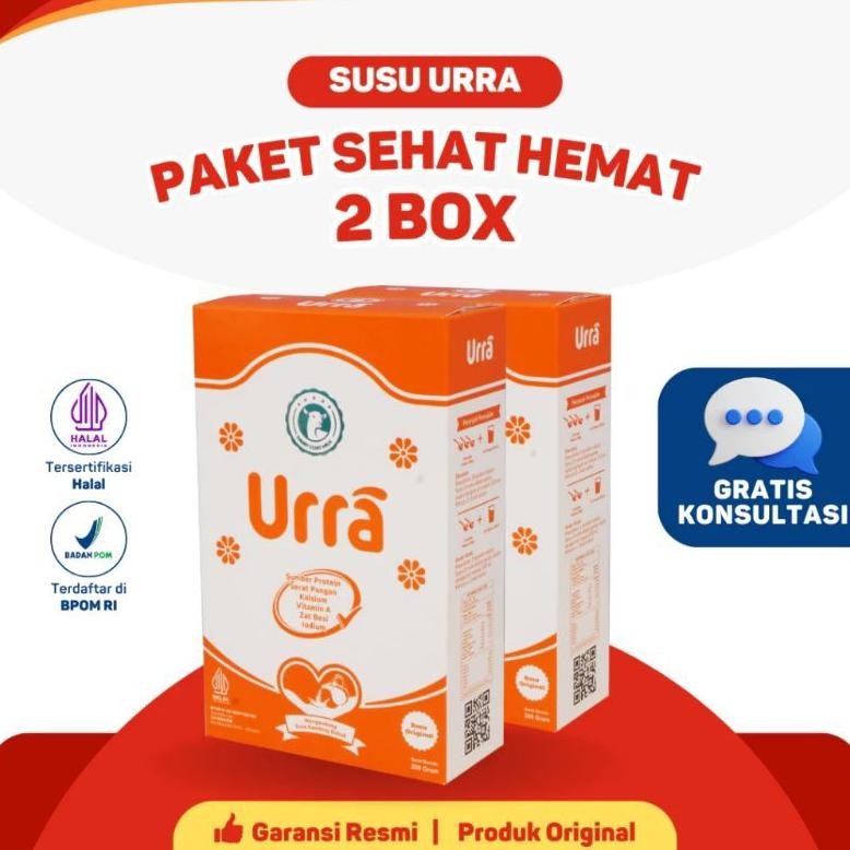 

PAKET 2 BOX SUSU URRA - Susu Kambing Saneen Bubuk Premium Tidak Prengus