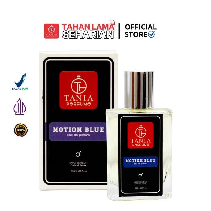 Jual Murah Tania Perfume - Motion Blue - Extrait De Perfume Mengandung 50% Perfume Oil Dan Sudah Bpo