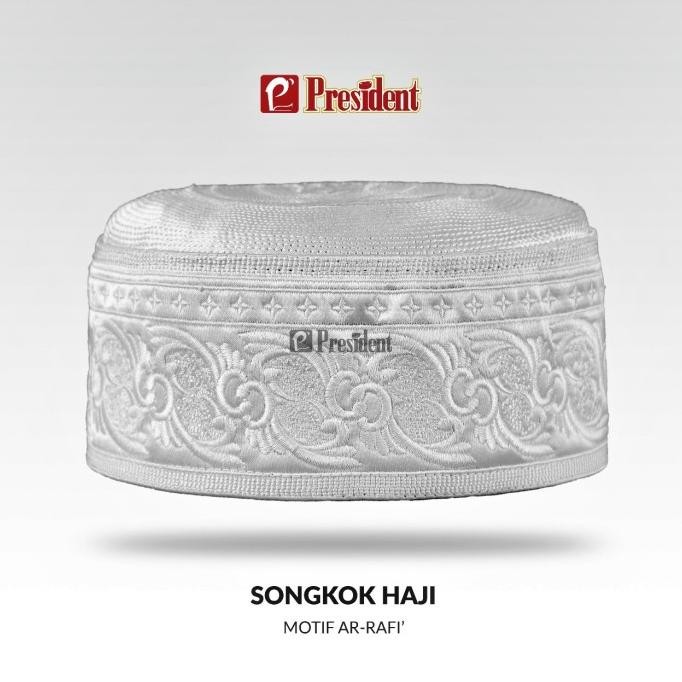 Peci Haji Peci Putih President Kopiah Songkok Haji Putih Ar Rafi