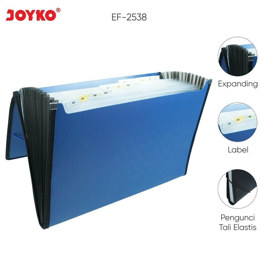 

Tre-57 Dw-45 Expanding Box File F4 / Map Harmonika Joyko Ef-2538 / 13 Pokets Premium