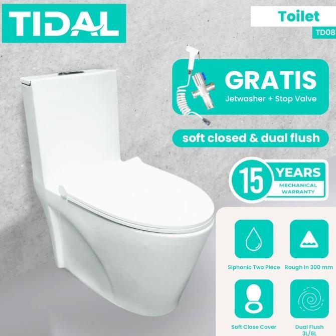 Grosir Toilet / Kloset Duduk Keramik Tidal Td087