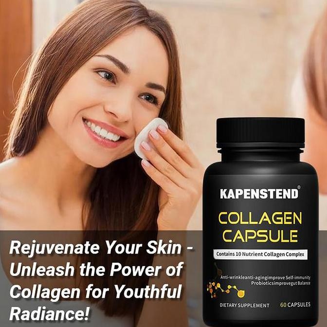 

Kolagen 2500 mg, Kolagen Hidrolisis dengan Vitamin C, Penguat Sendi, Suplemen Rambut, 60 Kapsul PBS