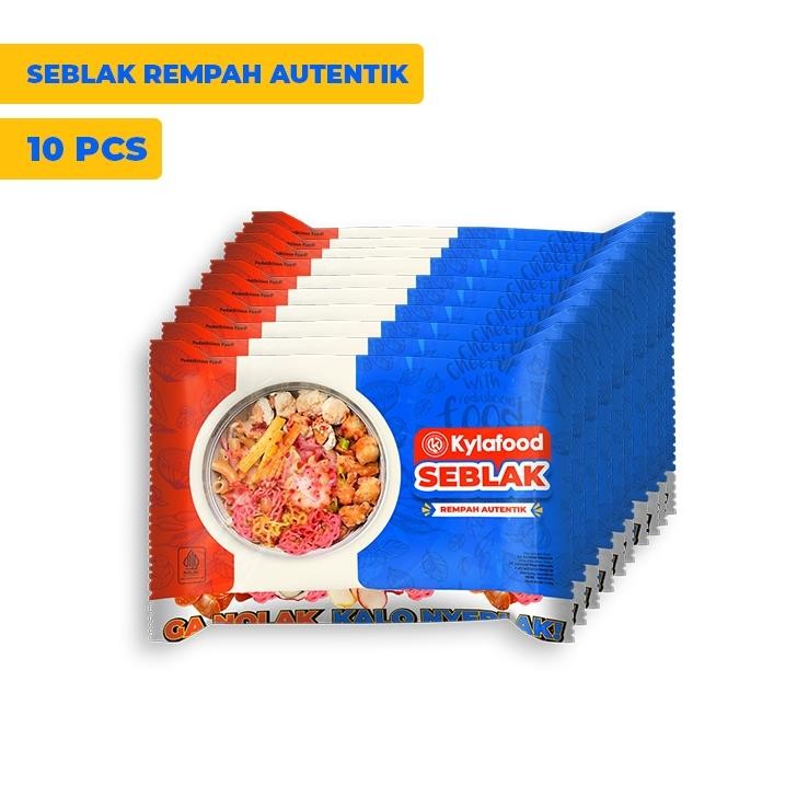 

TERLARIS Kylafood Paket isi 10 Seblak Rempah Autentik Siap kirim