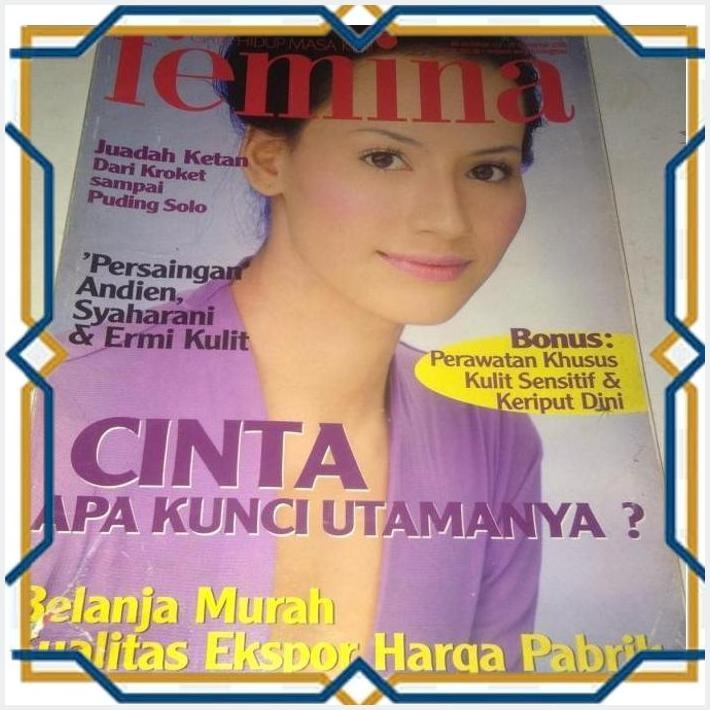 [4PE] MAJALAH FEMINA TAHUN 2000 COVER YANA G