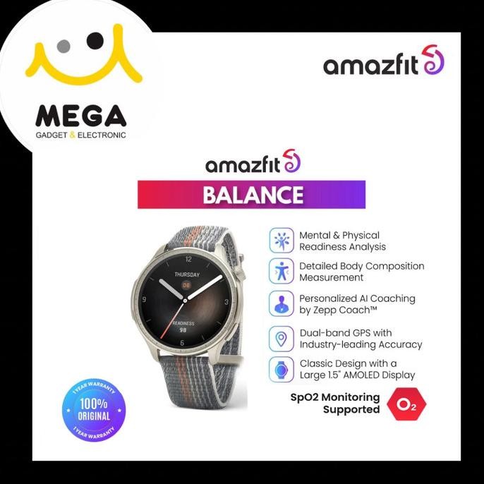 AMAZFIT BALANCE SMARTWATCH GARANSI RESMI AMAZFIT INDONESIA