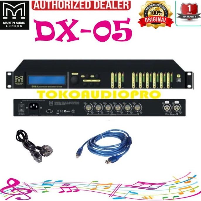 Terlaris Martin Audio Dx0.5 2-In-6-Out Speaker Management Martin Audio Dx-05