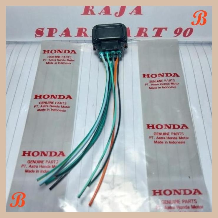 [RSP] SOKET KABEL LAMPU DEPAN HEADLAMP PIN 8 MOBIL HONDA NEW JAZZ/MOBILIO/HR