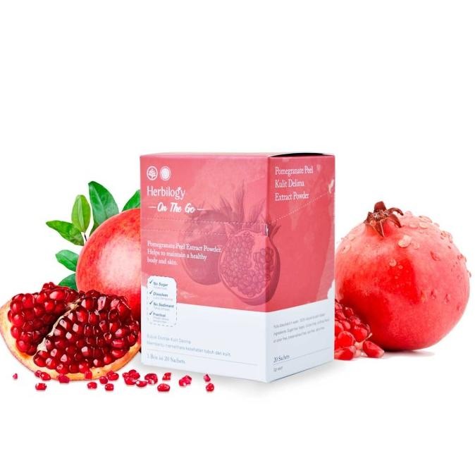 

Sale Herbilogy On The Go Pomegranate Peel Extract Powder Isi 20 Sachets