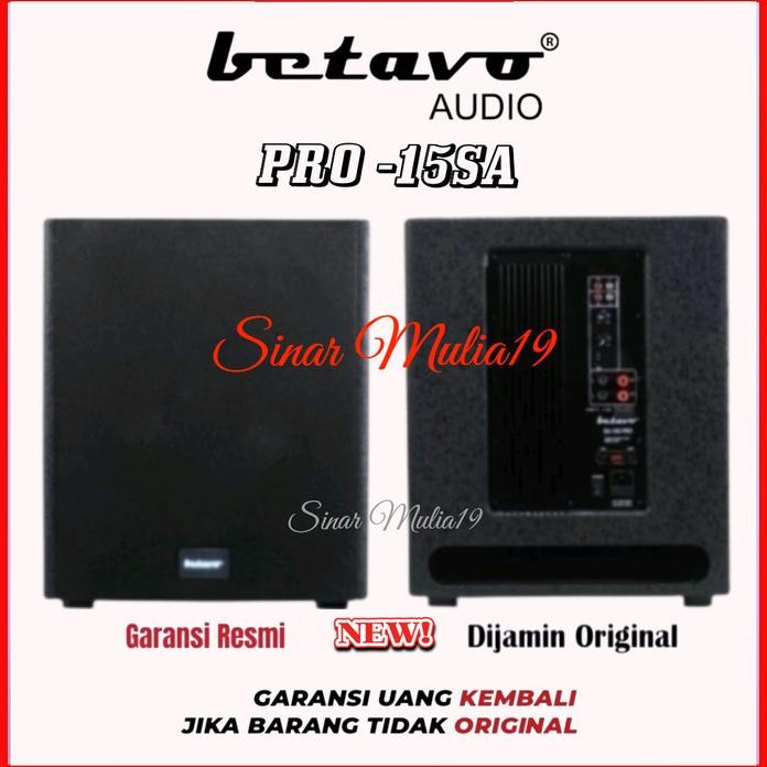 Terlaris Subwoofer Aktif 15 Inch Betavo Sa 150 Pro Original