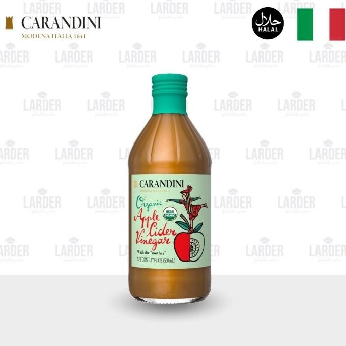 

STOK TERBATAS CARANDINI APPLE CIDER VINEGAR WITH MOTHER - CUKA APEL ORGANIK CARANDINI DENGAN SARI PATI - 500ML