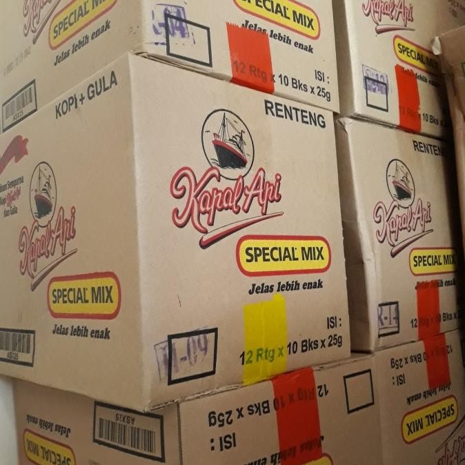 

Sale Kapal Api Spesial Mix 1 Dus Isi 12 Renceng / Kopi Bubuk Saset + Gula
