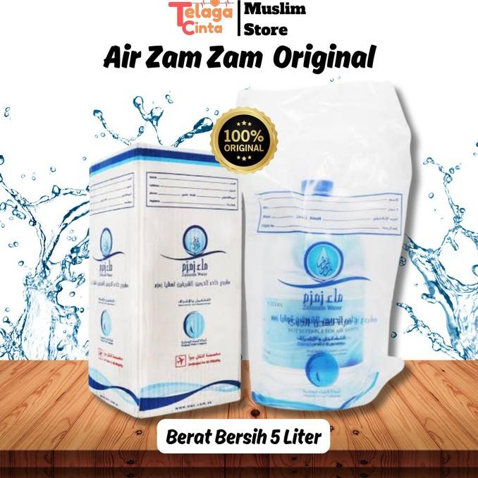 

Murah Air Zam Zam 5 Liter, Air Zamzam Asli, Zamzam Water Original 100%