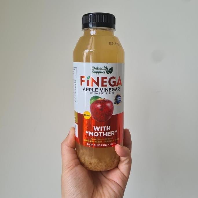 

STOK TERBATAS FINEGA CUKA APEL APPLE VINEGAR ACV WITH MOTHER 500ML (PLASTIK) VINEGA ORIGINAL