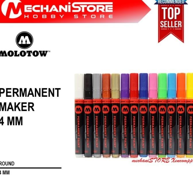 

Ready MOLOTOW PERMANENT MARKER PAINT 4MM - SPIDOL WARNA PERMANEN