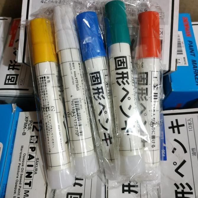 

Ready Solid Steel MARKER SAKURA - Spidol Penanda Besi Permanen pilih warna