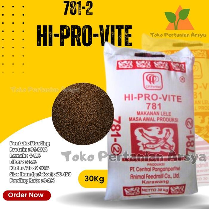 1 Karung Pelet Ikan Lele Hi-Pro-Vite 781- Pakan Ikan