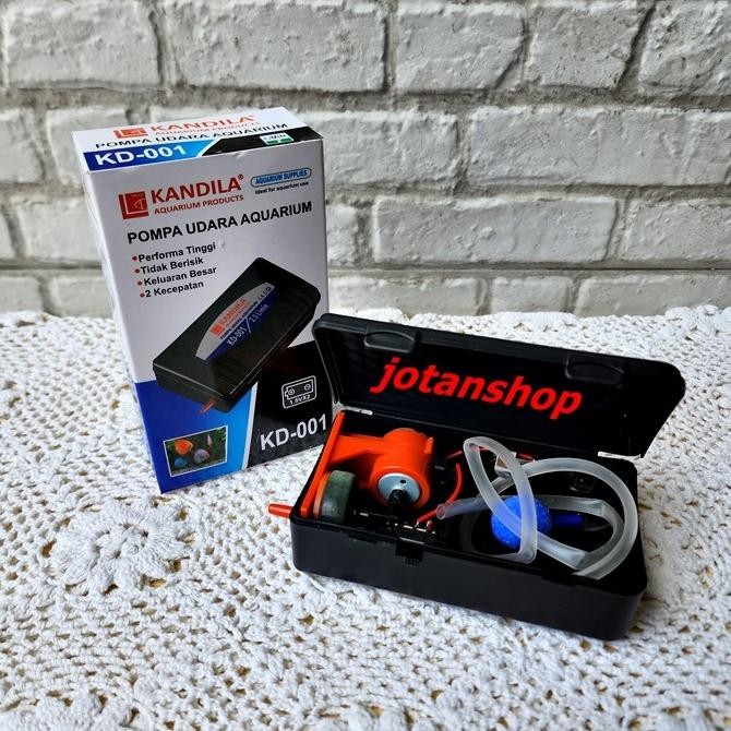 DISKON KANDILA KD 001 PORTABLE POMPA UDARA AERATOR BATERAI BATTERY AQUARIUM