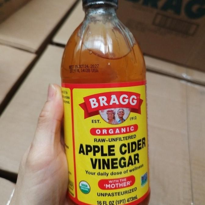 

STOK TERBATAS BRAGG APPLE CIDER VINEGAR ORGANIC 473 ML / CUKA APEL ORGANIC BRAGG