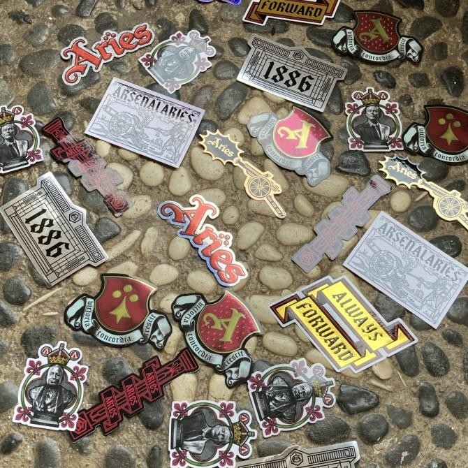 

ready Arsenal x Aries Arise Sticker murah