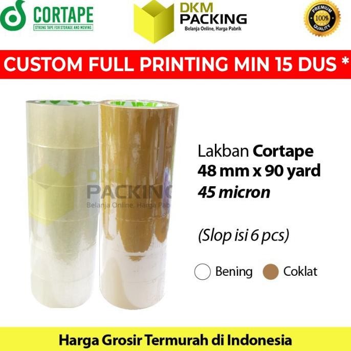 

ready Lakban 48mm x 90yard Plakban Isolasi OPP Tape TERMURAH / SELOP murah
