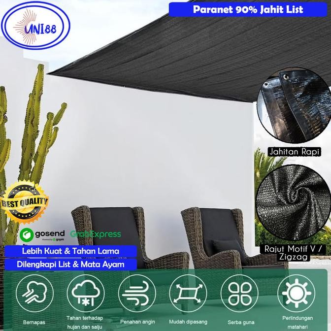 Paranet 95 Persen Anti UV / Jaring Paranet Anti Hujan / Paranet 90% Grade A / Jaring Peneduh Tanaman