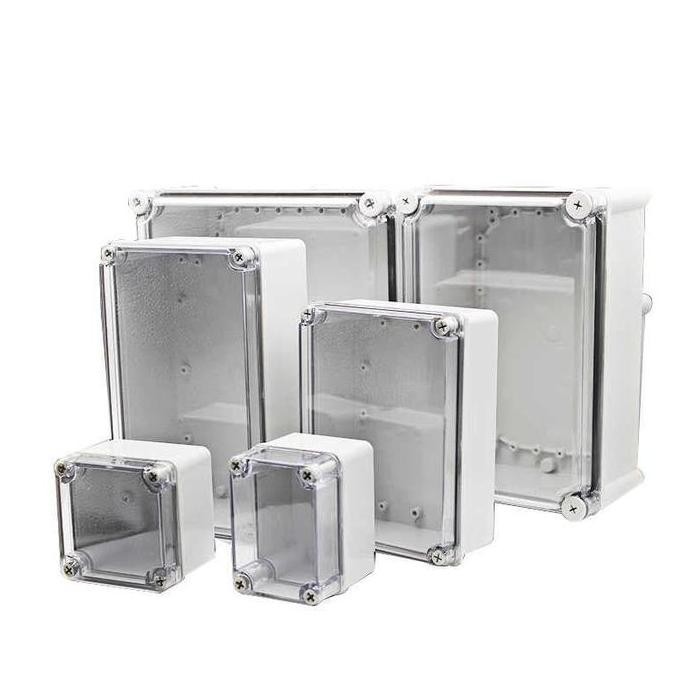 new DS-AT1520- 200 x 150 x 100 ABS JUNCTION BOX IP66 TRANSPARAN COVER FORT murah