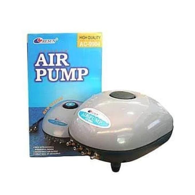 DISKON RESUN AC9904 AERATOR 4 LUBANG POMPA GELEMBUNG UDARA AQUARIUM, KOLAM