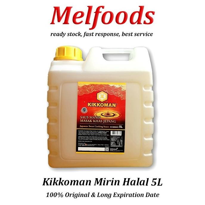 

STOK TERBATAS KIKKOMAN MIRIN HALAL 5L CUKA SUSHI BUMBU SUSHI JEPANG
