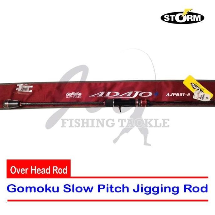 Ready Storm Adajo PE 2 Overhead Rod Gomoku - AJP631-2 Joran Pancing