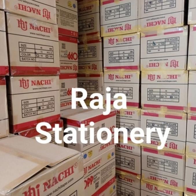 

ready LAKBAN NACHI 48MM 100 YARD 2 INCH BENING COKLAT OPP TAPE 1 SLOP 6 ROLL murah