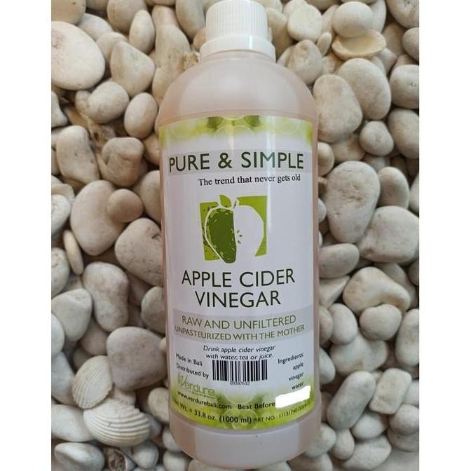 

STOK TERBATAS VERDURE APPLE CIDER VINEGAR 1 L / CUKA APEL 1 LITER