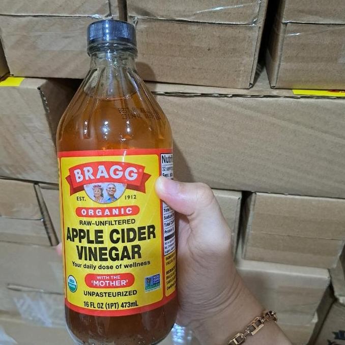 

STOK TERBATAS CUKA APEL BRAGG ORGANIC APEL CIDER VINEGAR 473ML